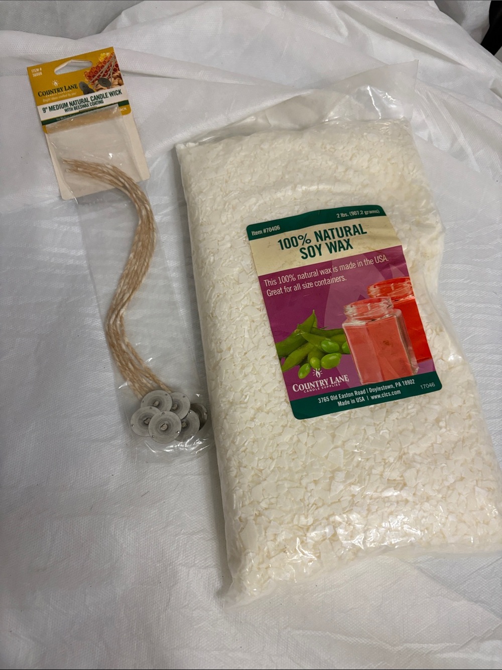 Country Lane 100 % Soy Wax & Wicks NWT